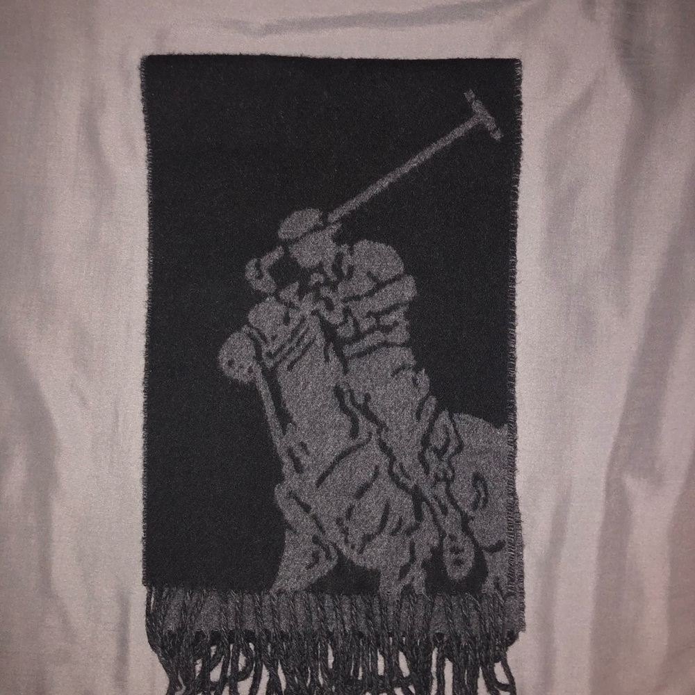 Polo Ralph Lauren Two Tone Italian Wool Scarve